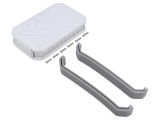 Carcasă universală TAKACHI WH ABS albă IP67 79mm x 126mm x 28mm