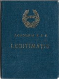 A3185N Legitimație Academia RSR, anii 1960