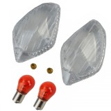 Lentile de semnalizare clare pentru motocicleta, potrivite pentru Honda NC700S NC750X CTX700 CMX300 CMX500 Performance AutoTuning