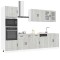 vidaXL Set de dulapuri de bucătărie 7 piese &bdquo;Kalmar&rdquo; lemn Sonoma gri 3314737