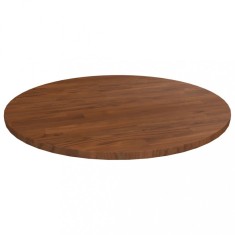 vidaXL Blat de masă rotund maro &icirc;nchis &Oslash;50x1,5 cm lemn stejar tratat