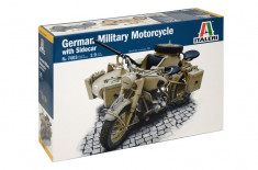 1:9 German Milit.Motorcycle with Sidecar 1:9 foto