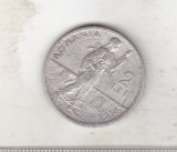 Bnk mnd Romania 2 lei 1914 Hamburg , argint