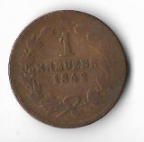 Moneda 1 kreuzer 1842 - Baden, Germania