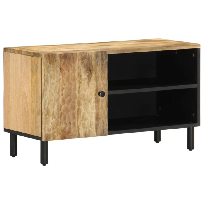 vidaXL Comodă TV, 80x31x46 cm, lemn masiv de mango 356906