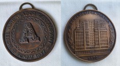 AMBASADOR, Hotel - Restaurant din Bucuresti, Republica Socialista Romania, anul 1972, medalie rara