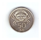 Moneda Islanda 50 kronur 2005, stare buna, curata