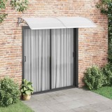Copertina Usa/Fereastra vidaXL, Gri, 240x100cm, Policarbonat, Protectie Intemperii, Montaj Facil