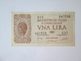 Italia 1 Lira 1944 &icirc;n stare foarte bună