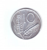 Moneda Italia 10 lire 1969, stare buna, curata