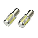Set 2 Becuri LED compatibile PY21W Rosu