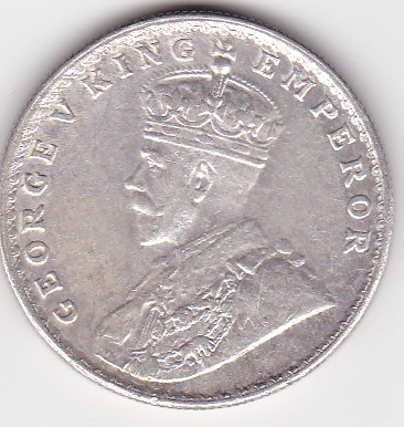 India 1 Rupee RUPIE 1919 George V foto