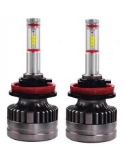 Set 2 leduri H11 M8 Canbus 360 grade pentru far auto, putere 60W/set, luminozitate 6200 Lm/set, 12V-24V 6000k