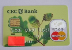 B12 6 - Card bancar foarte vechi - piesa de colectie