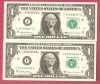 SUA 1 $ / 2017 A - serii CONSECUTIVE. UNC.