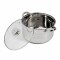 Semioala Myra Cooking Heinner, 26 x 14.5 cm, 7 L, baza capsulata, capac termorezistent, inox