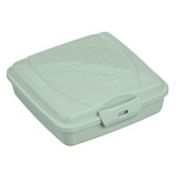 Caserolă Sandwich, Model Toast, Culoare Verde Mentă, Capacitate 0,55L, Potrivită Pentru Cuptor Microunde și Mașină Spălat Vase, Dimensiuni 13x13x5cm