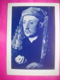 HOPCT 14622 OMUL CU TICHIE ALBASTRA / JAN VAN EYCK [1390-1441 -CP PICTURA -NECIRCULATA