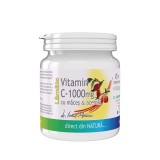 Vitamina C 1000 miligrame cu Macese si Acerola cu Arome de Lamaie 10 capsule Medica