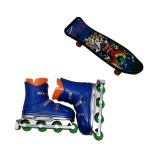 Set Mini Skateboard Role Finger Maniac IdeallStore&reg; Multicolor Graffiti, Jucarie Antistres, Plastic, 9.5 cm, Fete/Baieti 10+ ani