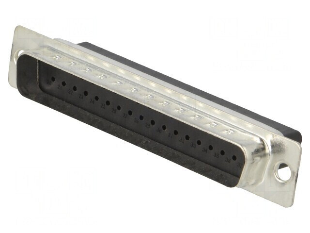 Conector D-Sub 25 pini mamă cablu aurit