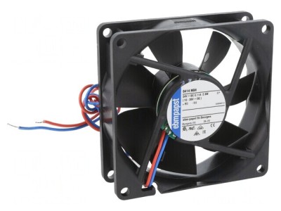 Ventilator DC Axial 24V 80x80x25mm 78.8m3/h 32dBA foto