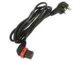 Cablu Alimentare UK BS 1363 la IEC C13 90&deg; 3m Negru 10A 250V
