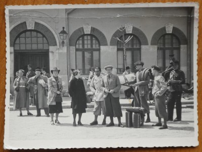 Bazargic gara de Paste , Stephan Roll , Maria Tanase , Lili Pancu , MAC , 1940 foto