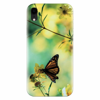 Husa silicon pentru Apple Iphone XR, Butterfly foto