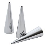 Set 3 conuri pentru cofetarie,inox, 12x3.2 cm
