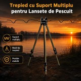 Trepied cu Suport Multiplu pentru Lansete de Pescuit