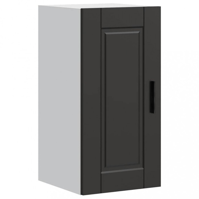 vidaXL Dulap de bucătărie &bdquo;Porto&rdquo; din lemn de lemn negru 854018