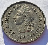 513. Moneda Republica Dominicana 25 centavos 1967