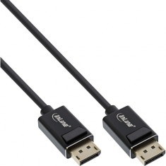 Cablu Displayport 8K60Hz/4K144Hz HDR10 T-T 3m Negru, InLine 15403P