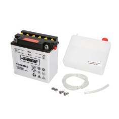 Acumulator Acid/Incarcare uscata cu acid/Pornire (vinzari limitate catre consumatori) 4 RIDE 12V 9Ah 85A L+ Cu intretinere electrolit inclus 138x77x14