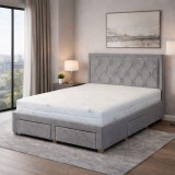 Saltea ortopedica Holiday Perfect Dream 160x200x25 cm, arcuri pocket, 7 zone confort, spuma memory, husa detasabila, fermitate medie, Saltsib