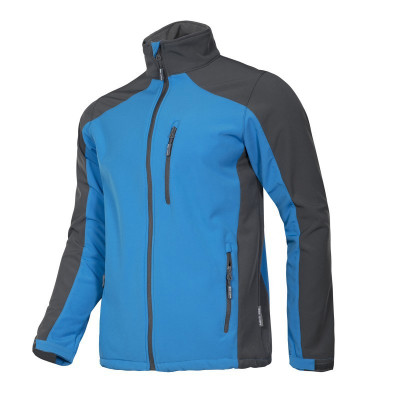 Jacheta elastica termoizolatoare, 5 buzunare, componente reflectorizante, marime XL, Albastru/Negru foto