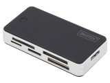 Cititor carduri memorie USB 3.0 DIGITUS micro USB B 5Gbps negru-argintiu