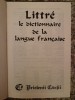 Littr&eacute; Dictionnaire de la Langue Fran&ccedil;aise, Editura Prietenii Cartii, Franceza, 1293 pagini, 1996