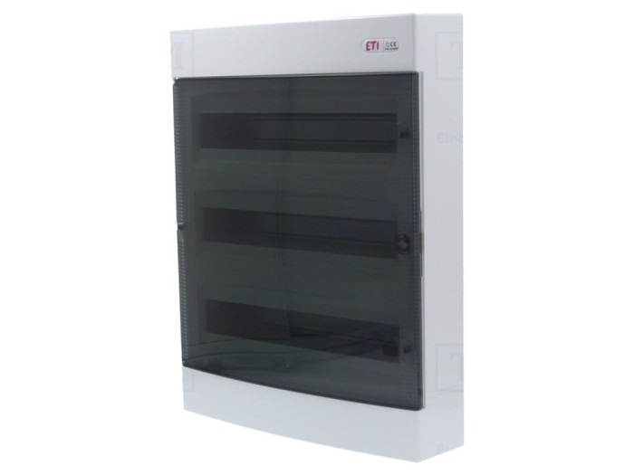 Carcasă modulară albă IP40, 54 module