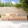Gossi set mobilier relaxare de gradina, 4 piese, lemn masiv de pin