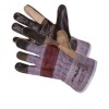 Manusi Protectie Piele Granulata ART.MAS, Intarite, Marimea 10.5, Denim Rezistent, Banda Elastica, Captuseala Degete