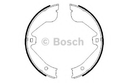 Set saboti frana, frana de mana AUDI Q7 (4L) (2006 - 2015) BOSCH 0 986 487 705 foto