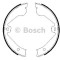 Set saboti frana, frana de mana VW TOUAREG (7LA, 7L6, 7L7) (2002 - 2010) BOSCH 0 986 487 705