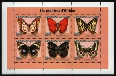 NIGER 2000 FAUNA INSECTE FLUTURI foto