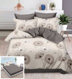 Lenjerie Pat Julia Sx067, Bumbac, 6 Piese, Cu Elastic, Crem, Gri