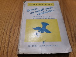 DORESC CA MICILE MELE RANDULETE. -Tudor Musatescu -FRED GHENADESCU (desene) 1945 foto