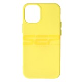Husa Silicon Galbena iPhone 12 Mini - Calitate Superioara, Tip Apple