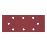 Set 10 foi abrazive dreptunghi, Raider 180115, 115х280 mm, 8 gauri, granulatie P80
