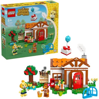 LEGO ANIMAL CROSSING ISABELLE VINE IN VIZITA 77049 foto